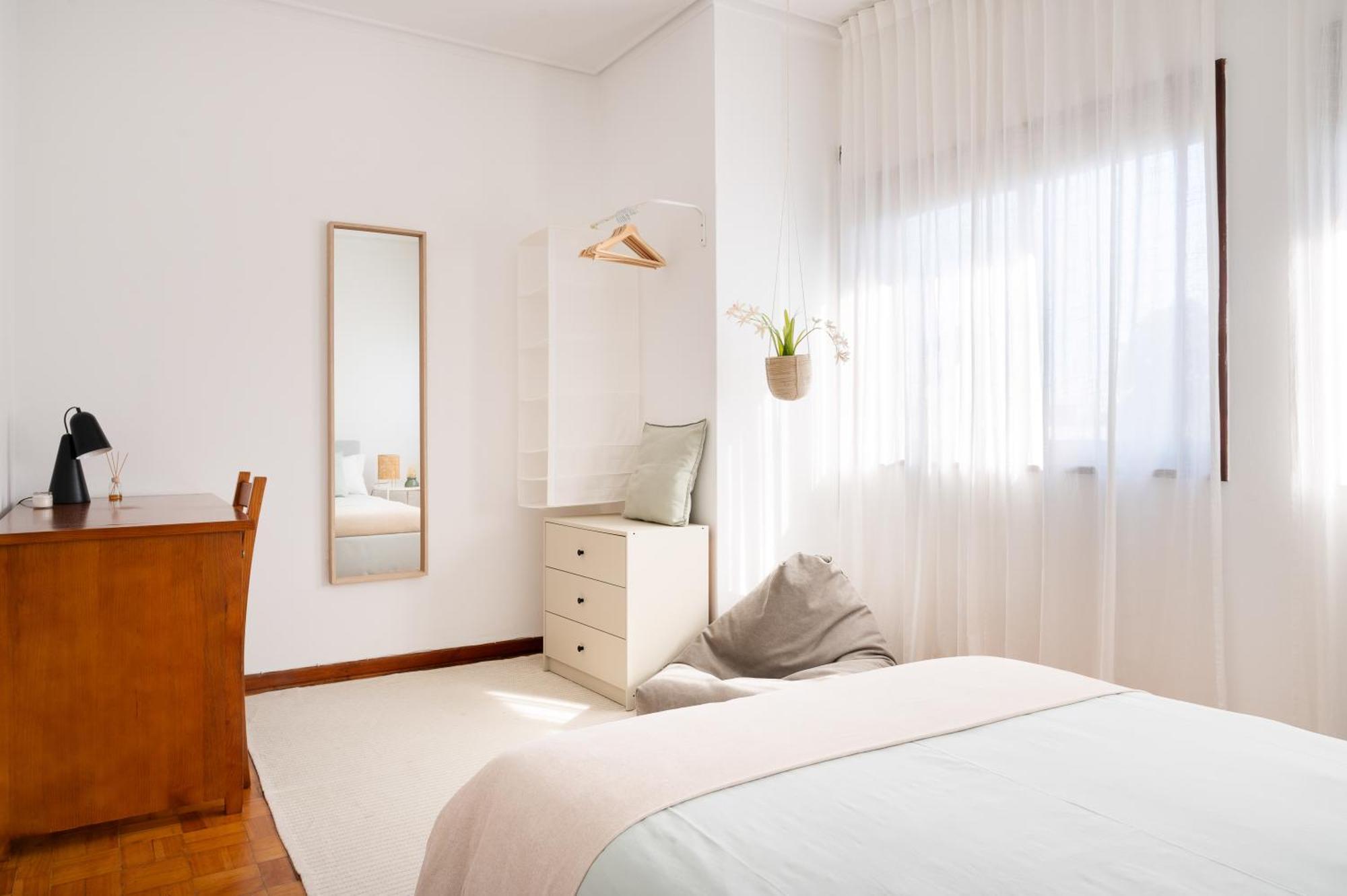 ! Bright 2Br Hammock Flat ! Praca Da Republica Apartment Porto Bagian luar foto