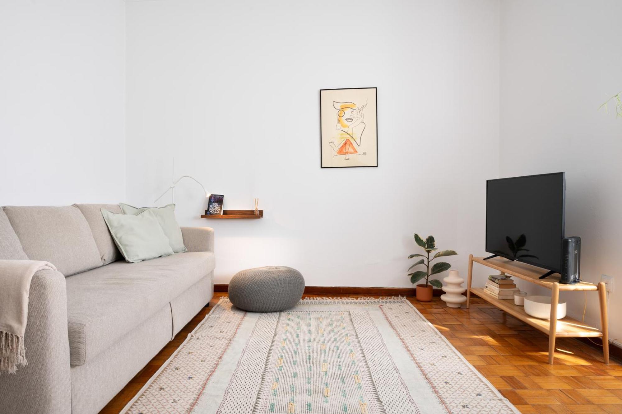 ! Bright 2Br Hammock Flat ! Praca Da Republica Apartment Porto Bagian luar foto